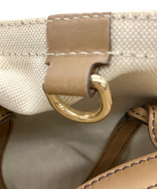 GUCCI（グッチ）GUCCI (グッチ) GGキャンバストートバッグ ベージュの古着・服飾アイテム