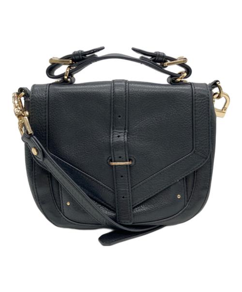 TORY BURCH（トリーバーチ）TORY BURCH (トリーバーチ) フラップミニショルダーバッグ ブラックの古着・服飾アイテム