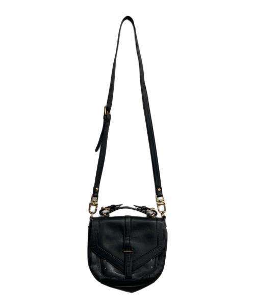 TORY BURCH（トリーバーチ）TORY BURCH (トリーバーチ) フラップミニショルダーバッグ ブラックの古着・服飾アイテム