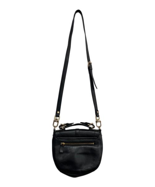 TORY BURCH（トリーバーチ）TORY BURCH (トリーバーチ) フラップミニショルダーバッグ ブラックの古着・服飾アイテム