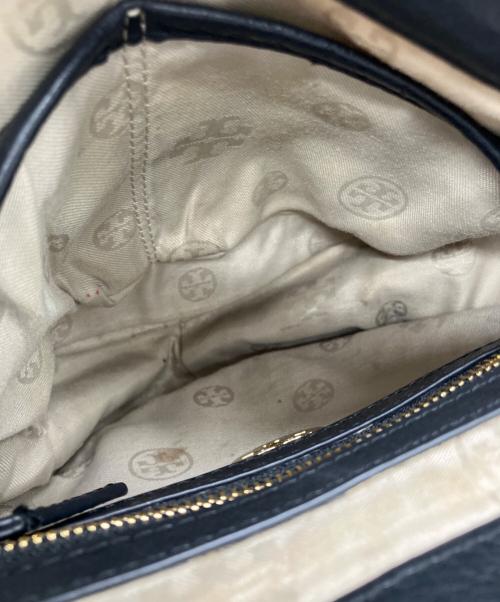 TORY BURCH（トリーバーチ）TORY BURCH (トリーバーチ) フラップミニショルダーバッグ ブラックの古着・服飾アイテム
