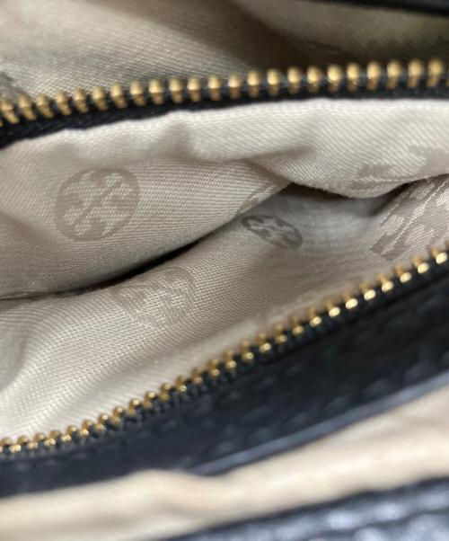 TORY BURCH（トリーバーチ）TORY BURCH (トリーバーチ) フラップミニショルダーバッグ ブラックの古着・服飾アイテム