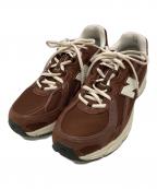NEW BALANCEニューバランス）の古着「ローカットスニーカー」｜ブラウン
