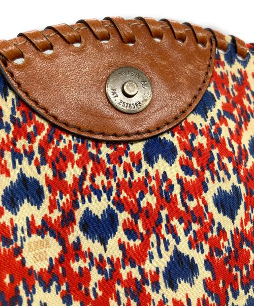 ANNA SUI（アナスイ）ANNA SUI (アナスイ) レザーフラップショルダーバッグ ブラウンの古着・服飾アイテム