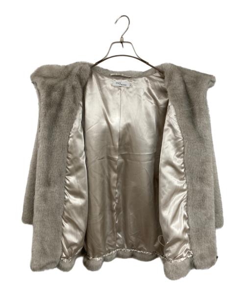STATE OF MIND（ステートオブマインド）STATE OF MIND (ステートオブマインド) fur hoodie blouson グレー サイズ:sの古着・服飾アイテム