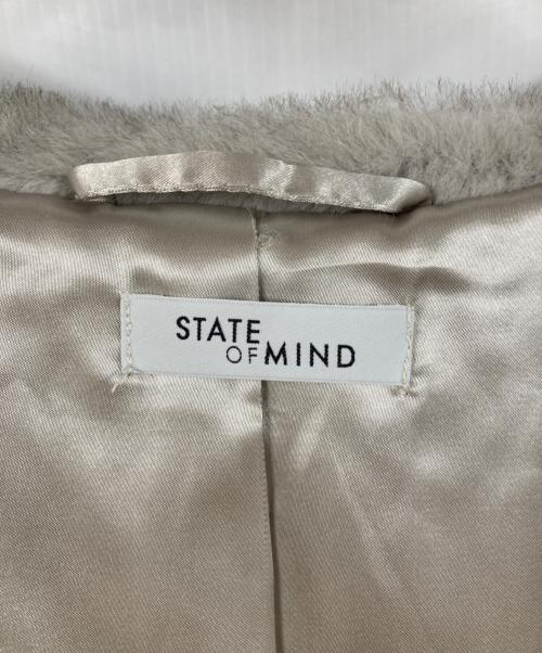 STATE OF MIND（ステートオブマインド）STATE OF MIND (ステートオブマインド) fur hoodie blouson グレー サイズ:sの古着・服飾アイテム