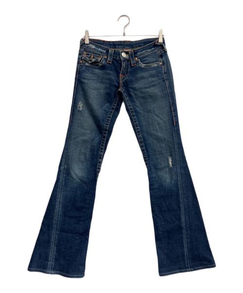 TRUE RELIGION（トゥルー レリジョン）TRUE RELIGION (トゥルー レリジョン) フレアデニムパンツ ブルー サイズ:26の古着・服飾アイテム