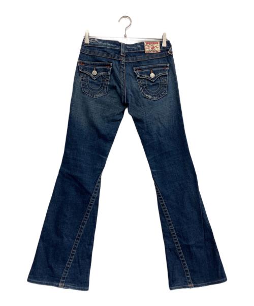 TRUE RELIGION（トゥルー レリジョン）TRUE RELIGION (トゥルー レリジョン) フレアデニムパンツ ブルー サイズ:26の古着・服飾アイテム