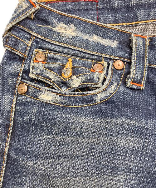 TRUE RELIGION（トゥルー レリジョン）TRUE RELIGION (トゥルー レリジョン) フレアデニムパンツ ブルー サイズ:26の古着・服飾アイテム