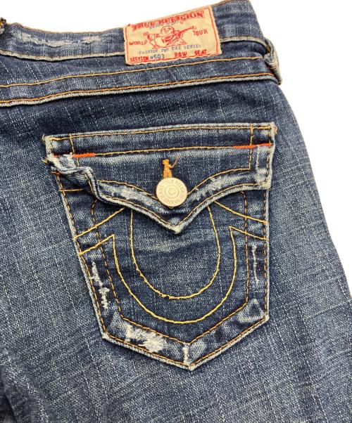 TRUE RELIGION（トゥルー レリジョン）TRUE RELIGION (トゥルー レリジョン) フレアデニムパンツ ブルー サイズ:26の古着・服飾アイテム