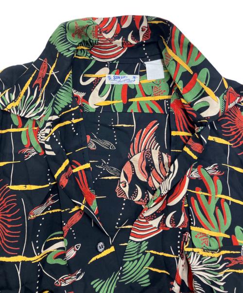 Sun Surf（サンサーフ）Sun Surf (サンサーフ) アロハシャツ ブラック サイズ:Mの古着・服飾アイテム