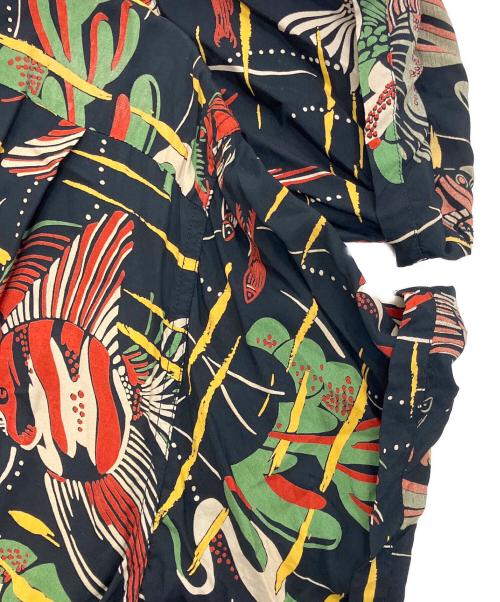 Sun Surf（サンサーフ）Sun Surf (サンサーフ) アロハシャツ ブラック サイズ:Mの古着・服飾アイテム