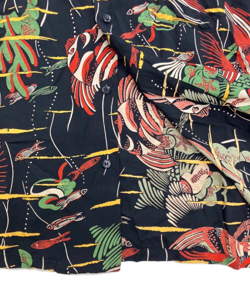Sun Surf（サンサーフ）Sun Surf (サンサーフ) アロハシャツ ブラック サイズ:Mの古着・服飾アイテム