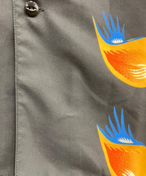 CHALLENGER（チャレンジャー）CHALLENGER (チャレンジャー) S/S FLAME LEAF SHIRT ブラック サイズ:Lの古着・服飾アイテム