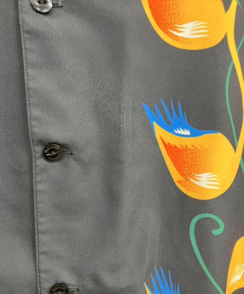 CHALLENGER（チャレンジャー）CHALLENGER (チャレンジャー) S/S FLAME LEAF SHIRT ブラック サイズ:Lの古着・服飾アイテム