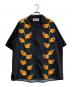 CHALLENGER（チャレンジャー）の古着「S/S FLAME LEAF SHIRT」｜ブラック