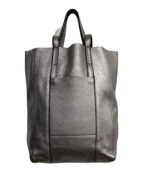 GIANNI CHIARINI（ジャンニ キアリーニ）GIANNI CHIARINI (ジャンニ キアリーニ) 2WAYレザーバッグ シルバーの古着・服飾アイテム