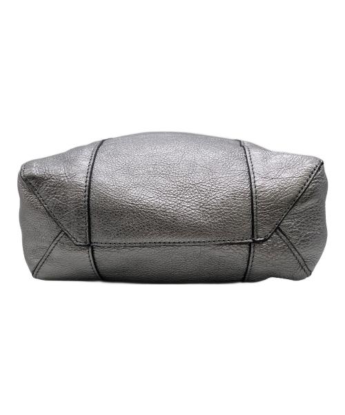 GIANNI CHIARINI（ジャンニ キアリーニ）GIANNI CHIARINI (ジャンニ キアリーニ) 2WAYレザーバッグ シルバーの古着・服飾アイテム