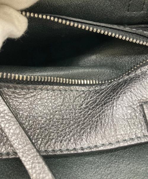 GIANNI CHIARINI（ジャンニ キアリーニ）GIANNI CHIARINI (ジャンニ キアリーニ) 2WAYレザーバッグ シルバーの古着・服飾アイテム