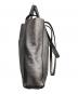 GIANNI CHIARINI (ジャンニ キアリーニ) 2WAYレザーバッグ シルバー：7000円