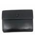 ACNE STUDIOS (アクネ ストゥディオズ) 3つ折りレザーウォレット ブラック：24000円