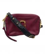 MARC JACOBSマークジェイコブス）の古着「THE SOFTSHOT クロスボディ ショルダーバッグ」｜ワインレッド
