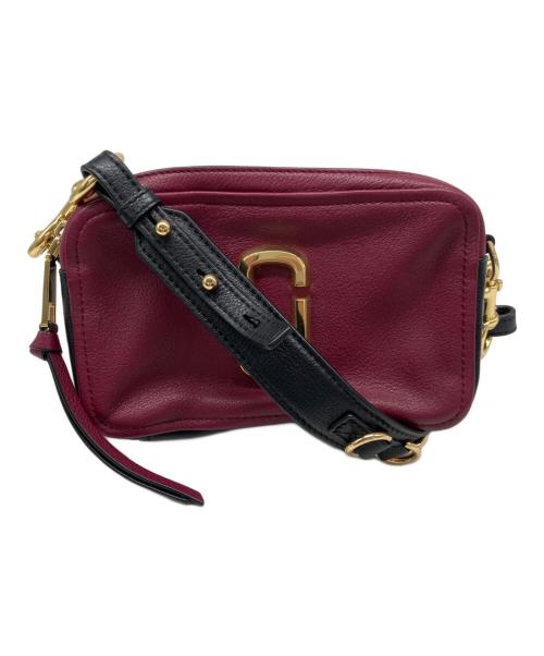 MARC JACOBS（マークジェイコブス）MARC JACOBS (マークジェイコブス) THE SOFTSHOT クロスボディ ショルダーバッグ ワインレッドの古着・服飾アイテム