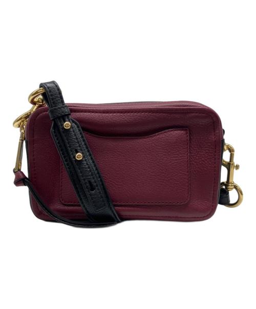 MARC JACOBS（マークジェイコブス）MARC JACOBS (マークジェイコブス) THE SOFTSHOT クロスボディ ショルダーバッグ ワインレッドの古着・服飾アイテム
