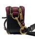 MARC JACOBS (マークジェイコブス) THE SOFTSHOT クロスボディ ショルダーバッグ ワインレッド：12000円