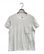 HERMESエルメス）の古着「モザイク 刺繍ポケット 半袖Tシャツ」｜ホワイト