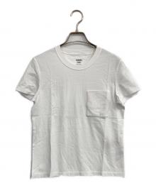 HERMES（エルメス）の古着「モザイク 刺繍ポケット 半袖Tシャツ」｜ホワイト