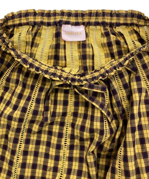 PINK HOUSE（ピンクハウス）PINK HOUSE (ピンクハウス) チェックスカート イエロー サイズ:SIZE Sの古着・服飾アイテム