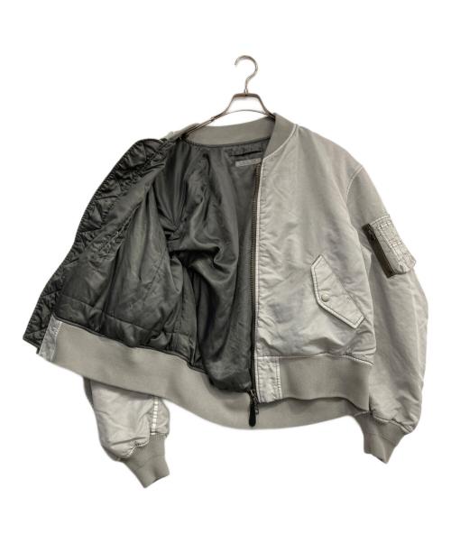 JOURNAL STANDARD（ジャーナルスタンダード）JOURNAL STANDARD (ジャーナルスタンダード) オーバー フィット ボンバー ブルゾン グレー サイズ:SIZE Lの古着・服飾アイテム