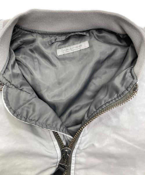 JOURNAL STANDARD（ジャーナルスタンダード）JOURNAL STANDARD (ジャーナルスタンダード) オーバー フィット ボンバー ブルゾン グレー サイズ:SIZE Lの古着・服飾アイテム
