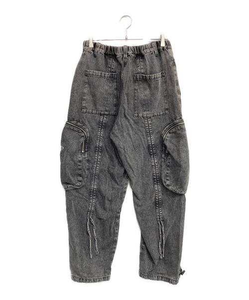 A'gem（エージェム）A'gem (エージェム) .kom (ドットコム) デニムカーゴパンツ グレー サイズ:Freeの古着・服飾アイテム