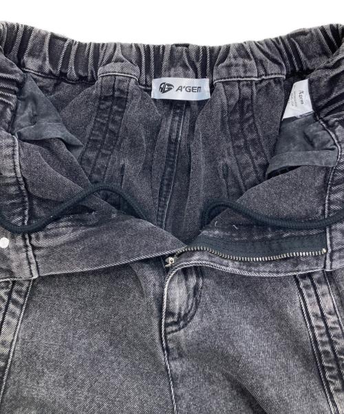 A'gem（エージェム）A'gem (エージェム) .kom (ドットコム) デニムカーゴパンツ グレー サイズ:Freeの古着・服飾アイテム