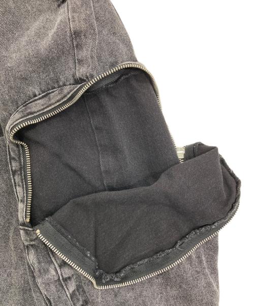 A'gem（エージェム）A'gem (エージェム) .kom (ドットコム) デニムカーゴパンツ グレー サイズ:Freeの古着・服飾アイテム