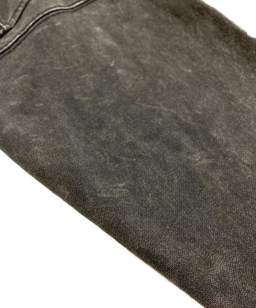 NOMANUAL（ノーマニュアル）NOMANUAL (ノーマニュアル) VINTAGE LAYER HOODED ZIP-UP グレー サイズ:Lの古着・服飾アイテム