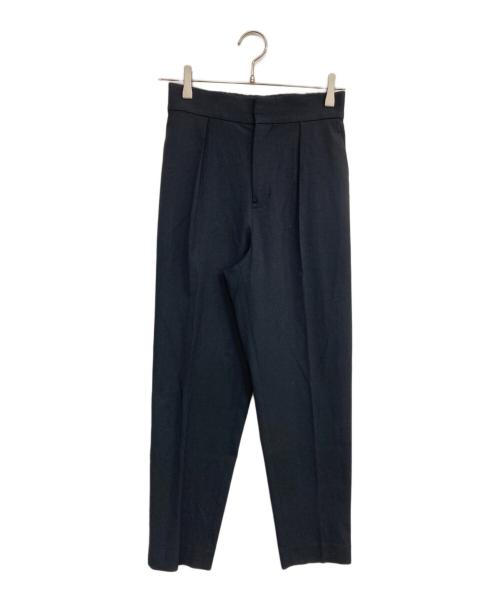 Liesse（リエス）Liesse (リエス) 麻混ノーカラージャケットセットアップ ネイビー サイズ:下記参照の古着・服飾アイテム