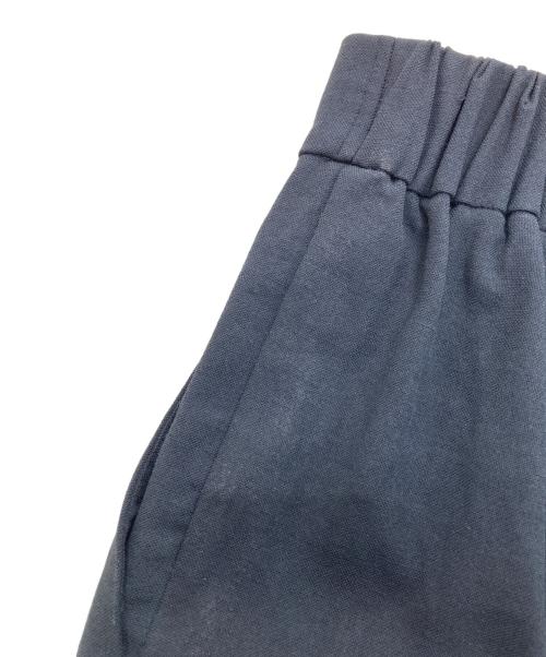 Liesse（リエス）Liesse (リエス) 麻混ノーカラージャケットセットアップ ネイビー サイズ:下記参照の古着・服飾アイテム