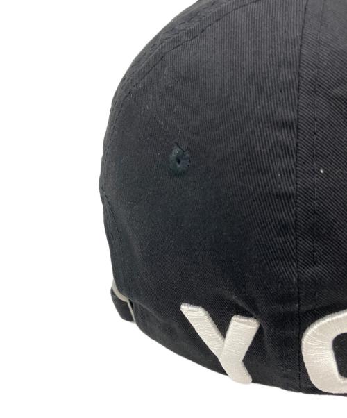 YOHJI YAMAMOTO（ヨウジヤマモト）YOHJI YAMAMOTO (ヨウジヤマモト) New Era (ニューエラ) 刺繍キャップ ブラックの古着・服飾アイテム