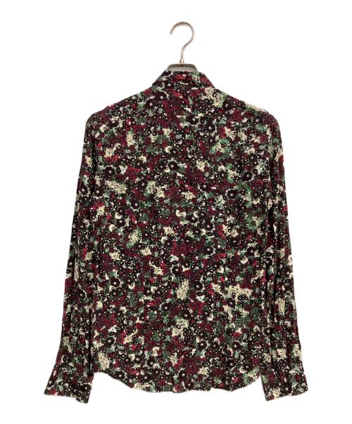 DRIES VAN NOTEN（ドリスヴァンノッテン）DRIES VAN NOTEN (ドリスヴァンノッテン) フラワービスコースシャツ ブラウン サイズ:SIZE 46の古着・服飾アイテム