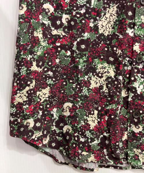 DRIES VAN NOTEN（ドリスヴァンノッテン）DRIES VAN NOTEN (ドリスヴァンノッテン) フラワービスコースシャツ ブラウン サイズ:SIZE 46の古着・服飾アイテム