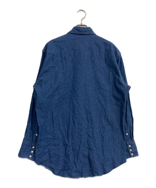 Wrangler（ラングラー）Wrangler (ラングラー) 70127MWウエスタンシャツ インディゴ サイズ:15 1/2の古着・服飾アイテム