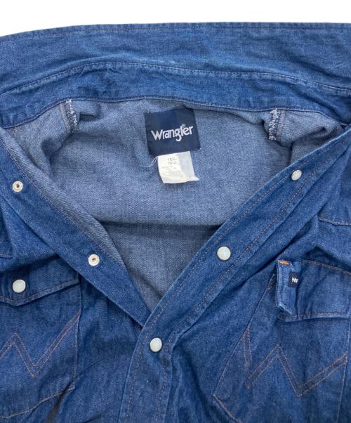 Wrangler（ラングラー）Wrangler (ラングラー) 70127MWウエスタンシャツ インディゴ サイズ:15 1/2の古着・服飾アイテム