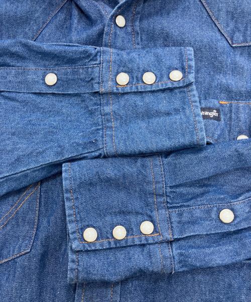 Wrangler（ラングラー）Wrangler (ラングラー) 70127MWウエスタンシャツ インディゴ サイズ:15 1/2の古着・服飾アイテム