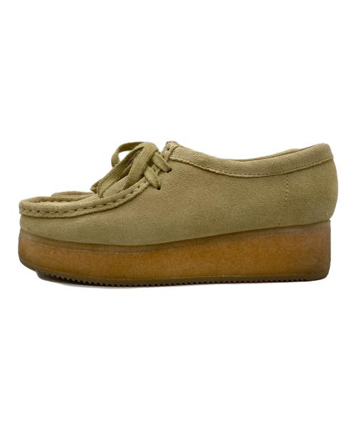 CLARKS（クラークス）CLARKS (クラークス) ワラビー/wallacraft bee ベージュ サイズ:235㎝の古着・服飾アイテム