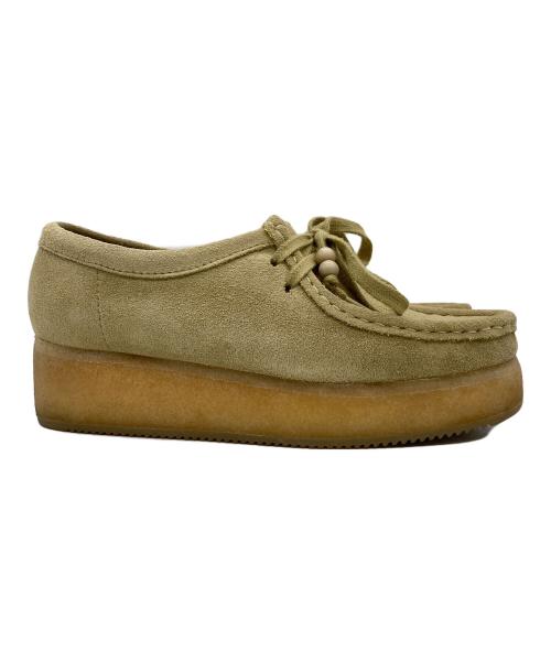 CLARKS（クラークス）CLARKS (クラークス) ワラビー/wallacraft bee ベージュ サイズ:235㎝の古着・服飾アイテム