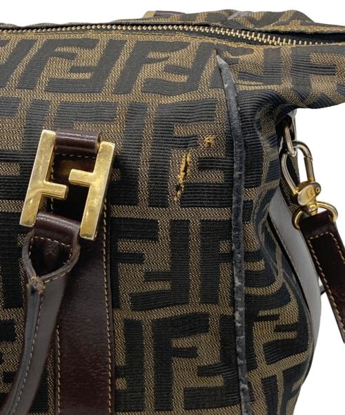 FENDI（フェンディ）FENDI (フェンディ) ズッカ柄2WAYバッグ ブラウンの古着・服飾アイテム