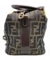 FENDI (フェンディ) ズッカ柄2WAYバッグ ブラウン：30000円